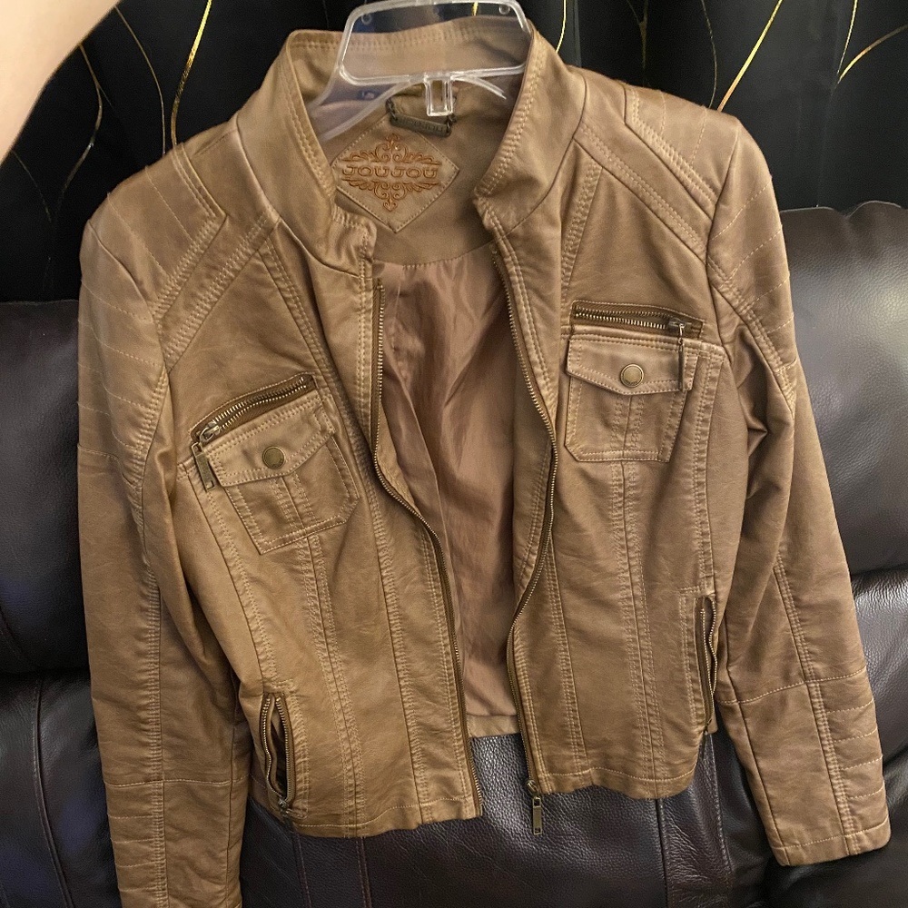 Faux Leather Jacket